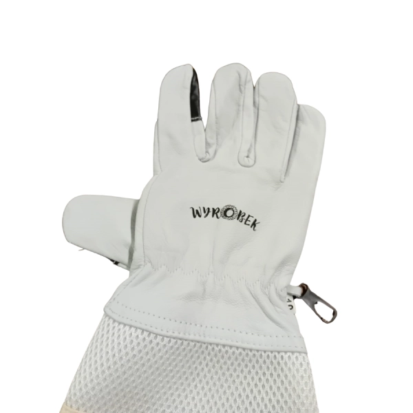 Rękawice pszczelarskie długie, skórzane, Wyrobek, rozmiar XL